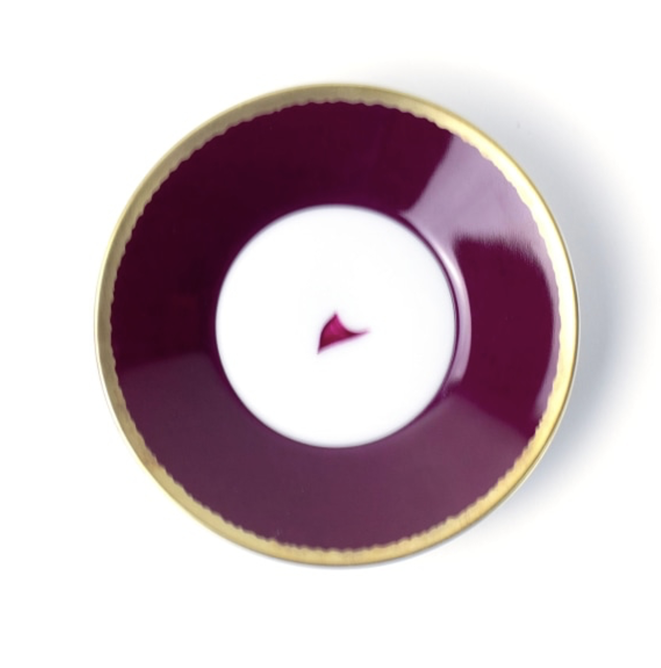 Tuscia's Roses: Red Thorn Demi Tasse (espresso)  Saucer