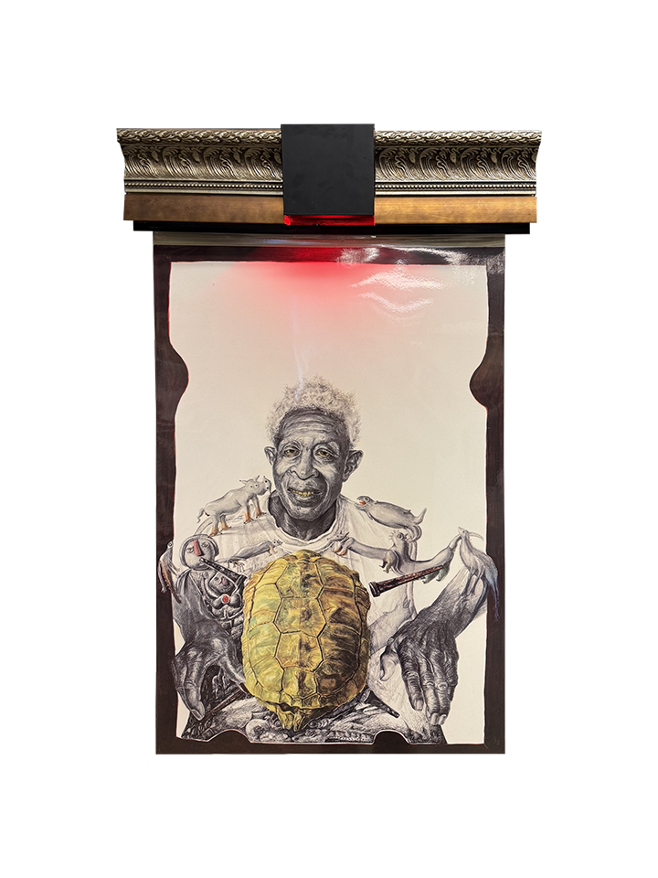 POSTER HANGER FRAME MOSE-T PORTRAIT WITH LIGHT