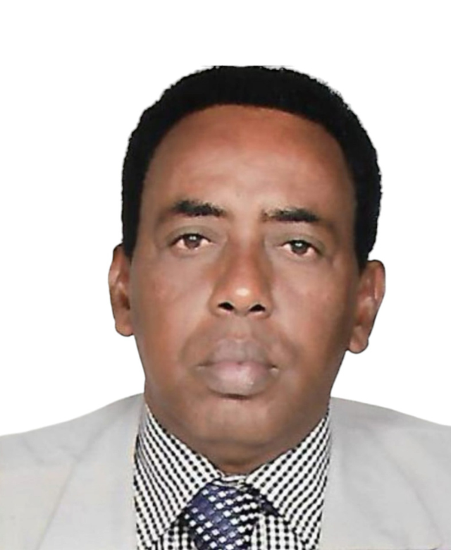 Close-up of a man with medium skin tone, wearing a suit and polka dot tie, against a plain white background.
