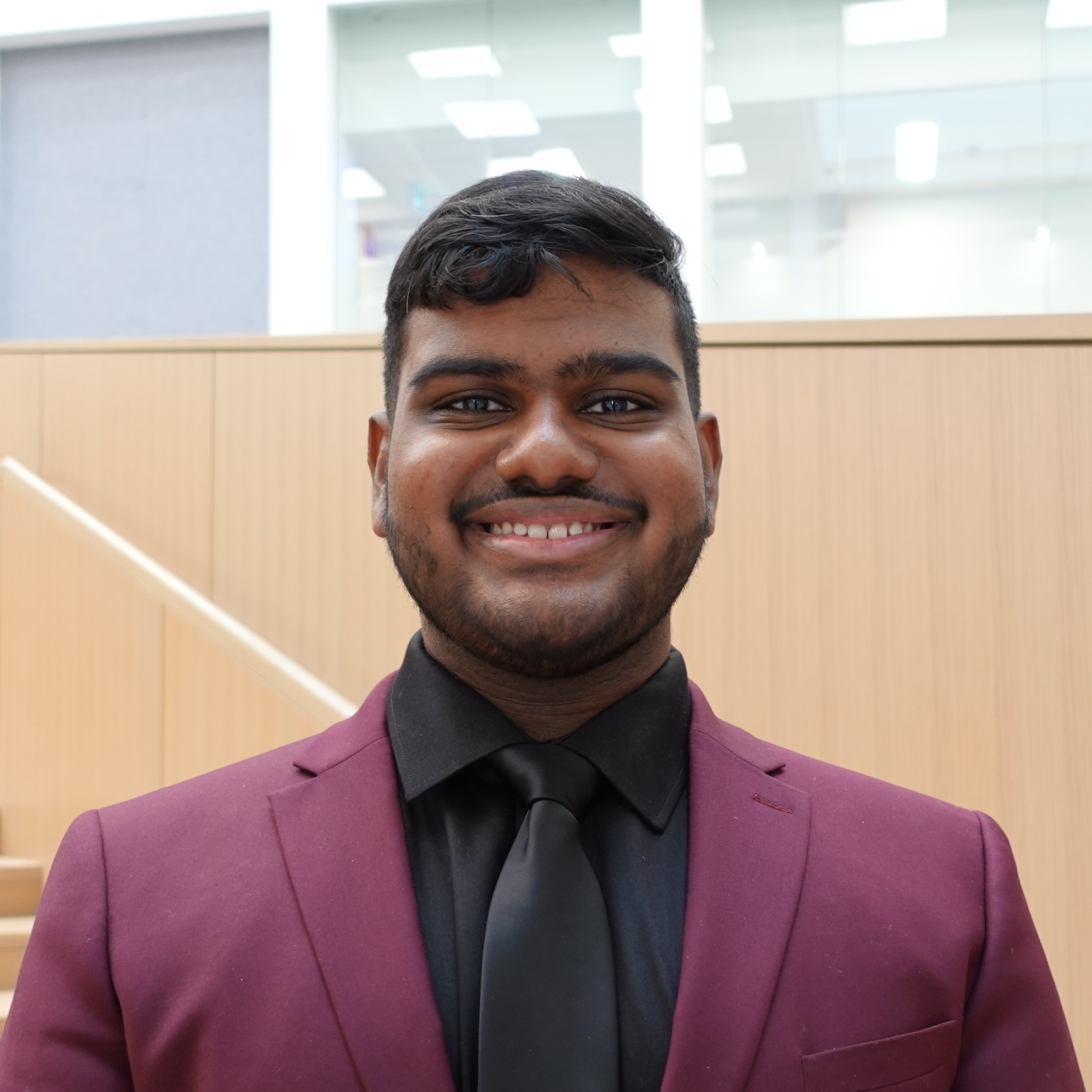 A headshot of Bavan Pushpalingam, Undergraduate Research Fellow.