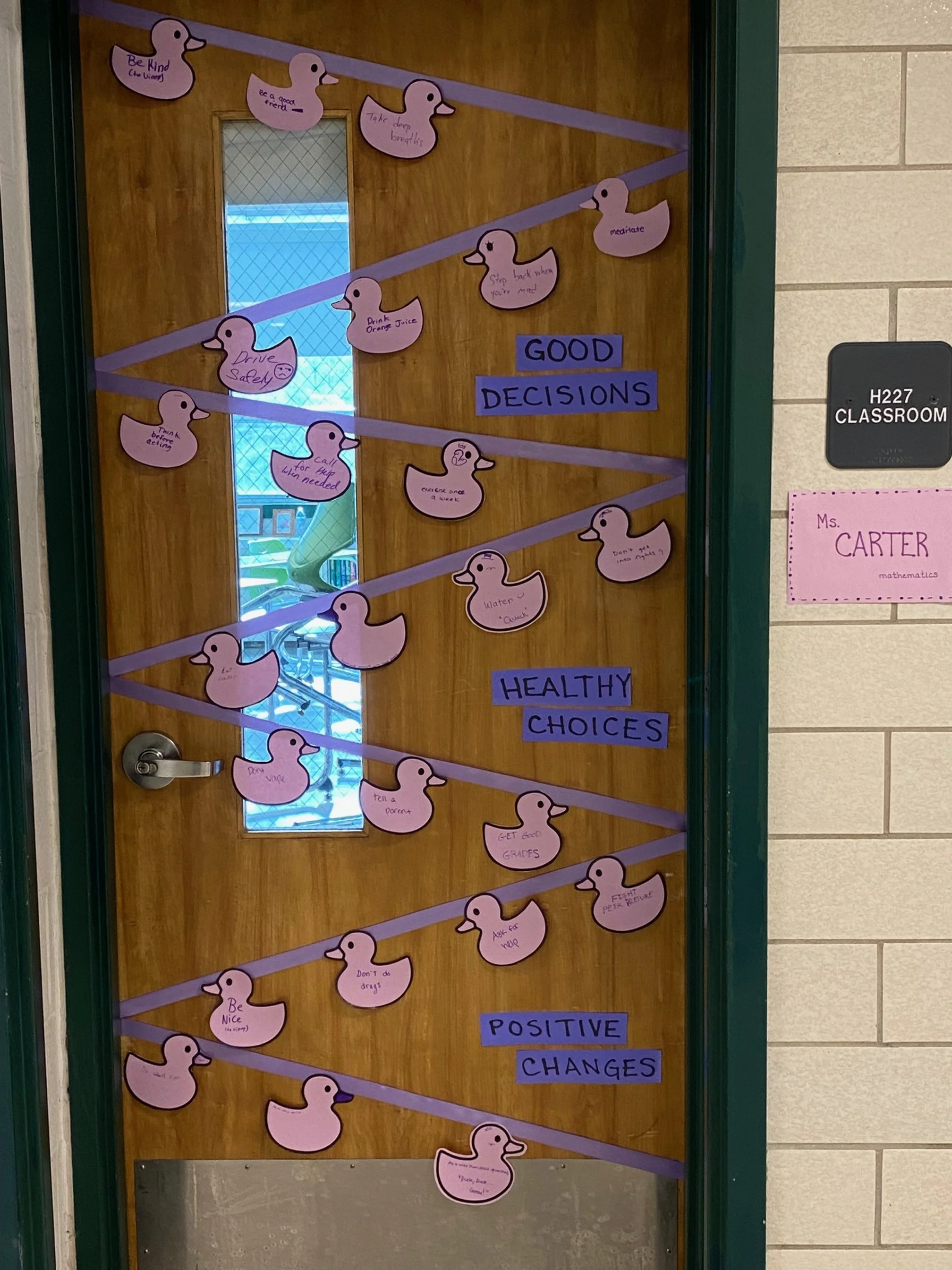 Door Decorating at Quabbin