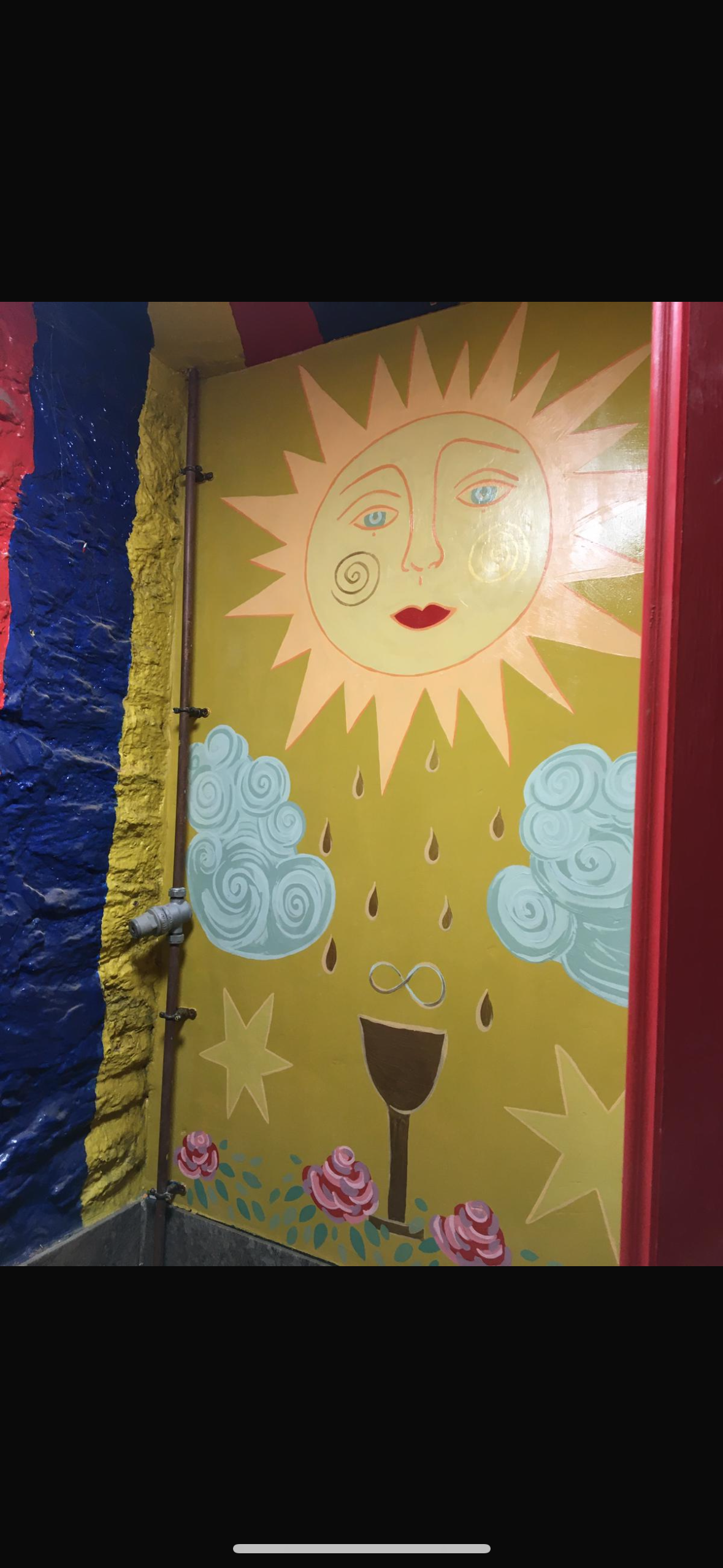 Sun mural
