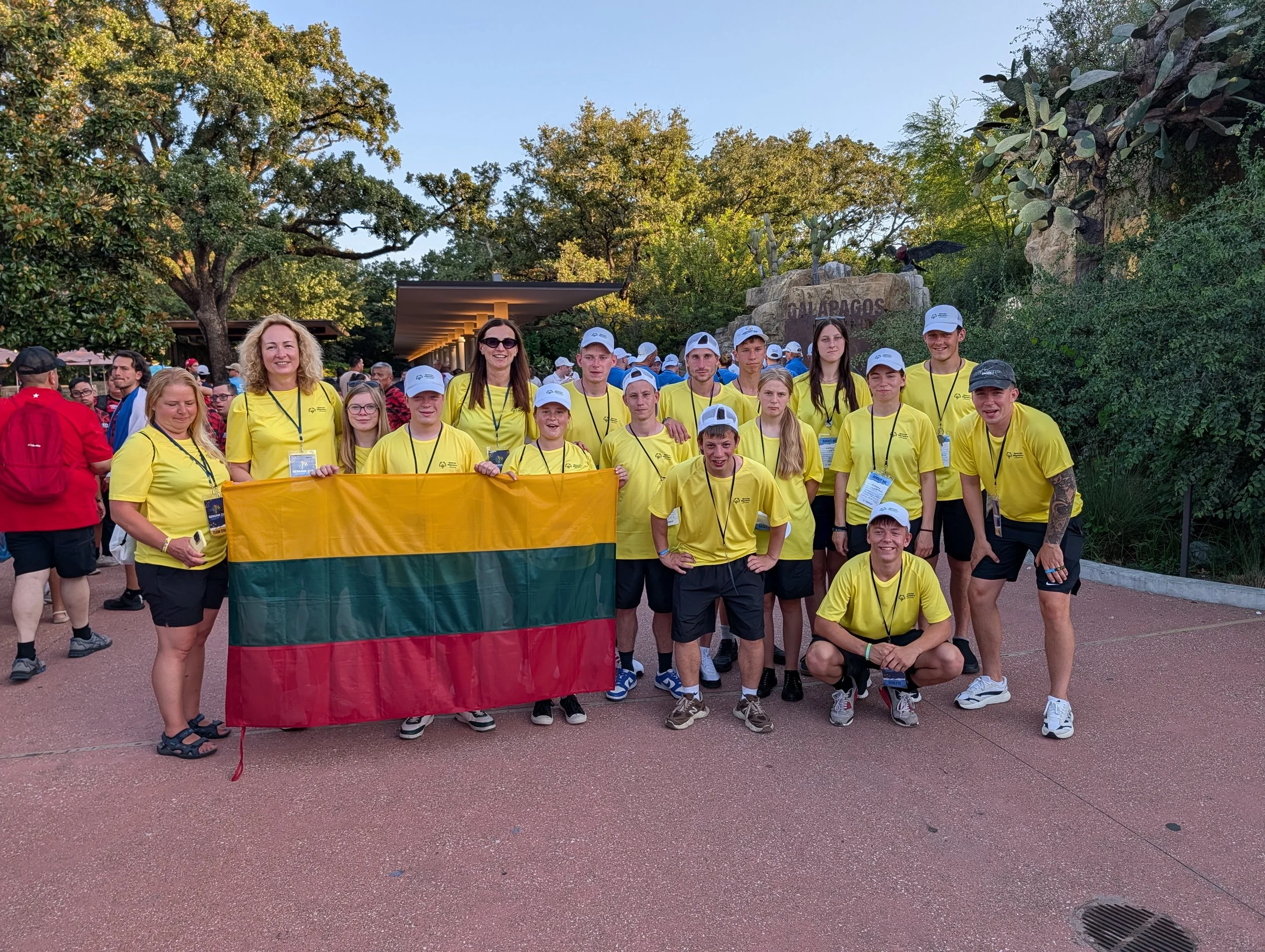 Lietuvos „Special Olympics“ futbolo komandos viešnagė Hjustone