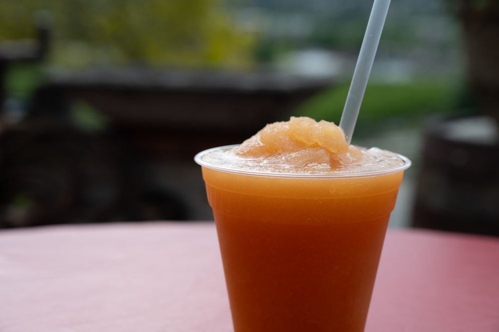 Applelance slush made with 100 percent pure cold pressed apple juice at Davison Orchards in Vernon BC