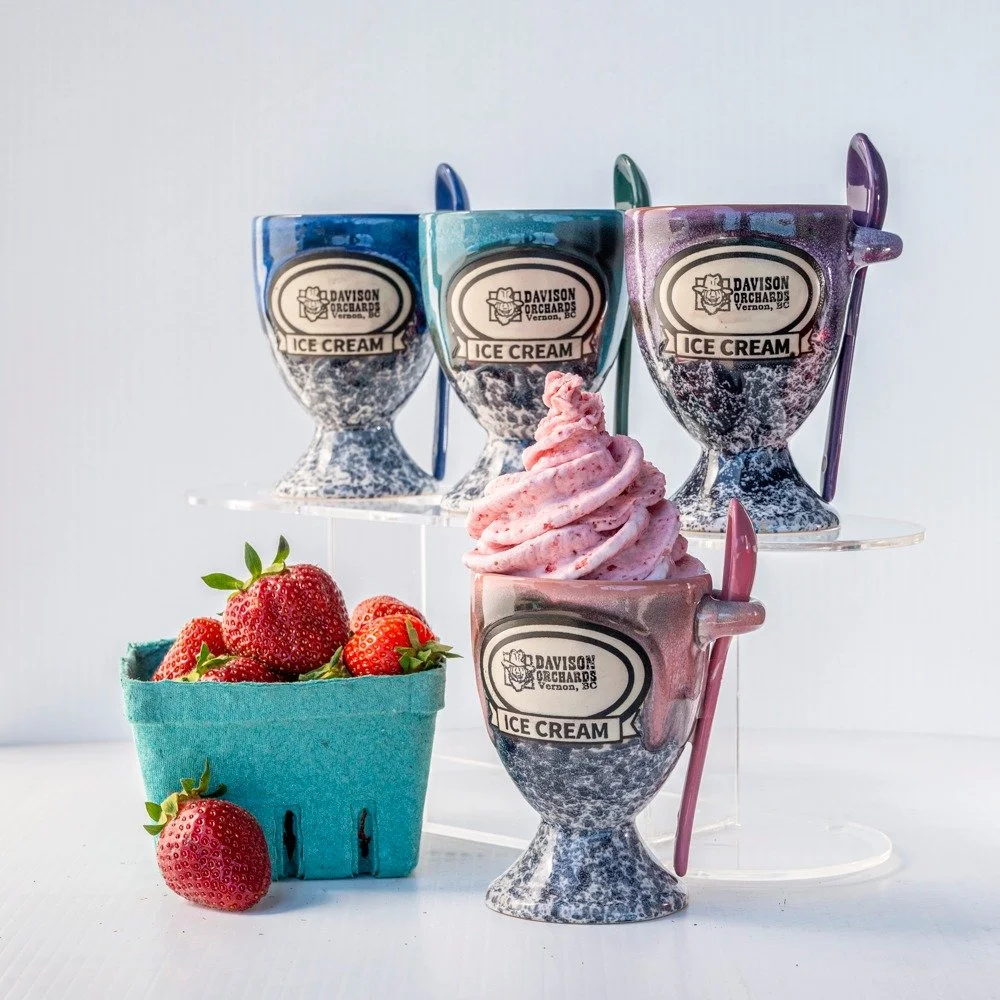 Good morning! ☀️
Did you know? When you buy one of our super cute Souvenir Cups, we fill it with our delicious Real Fruit Ice Cream for half the regular price of the ice cream!
Choose your favourite BC Berry: Strawberry - Blueberry - Raspberry - Mixe