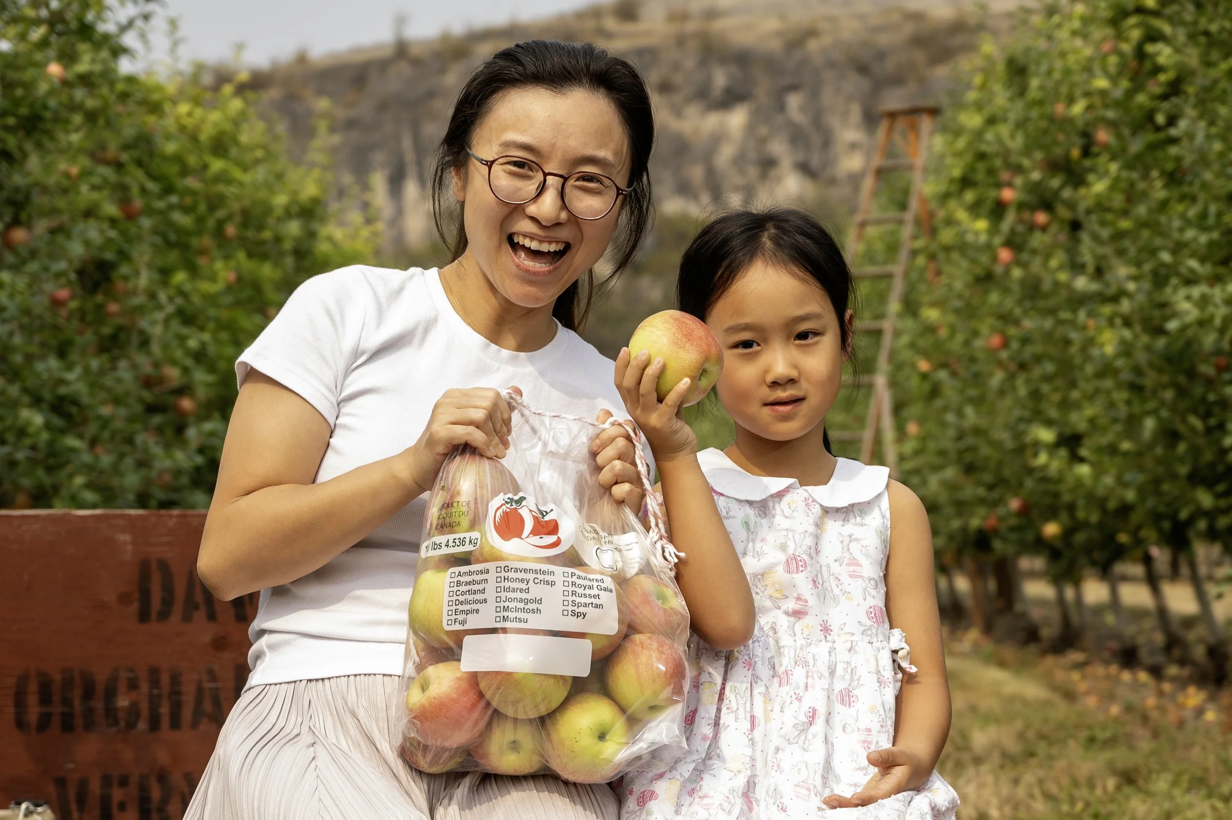 Free Family Photo at The Apple Orchard