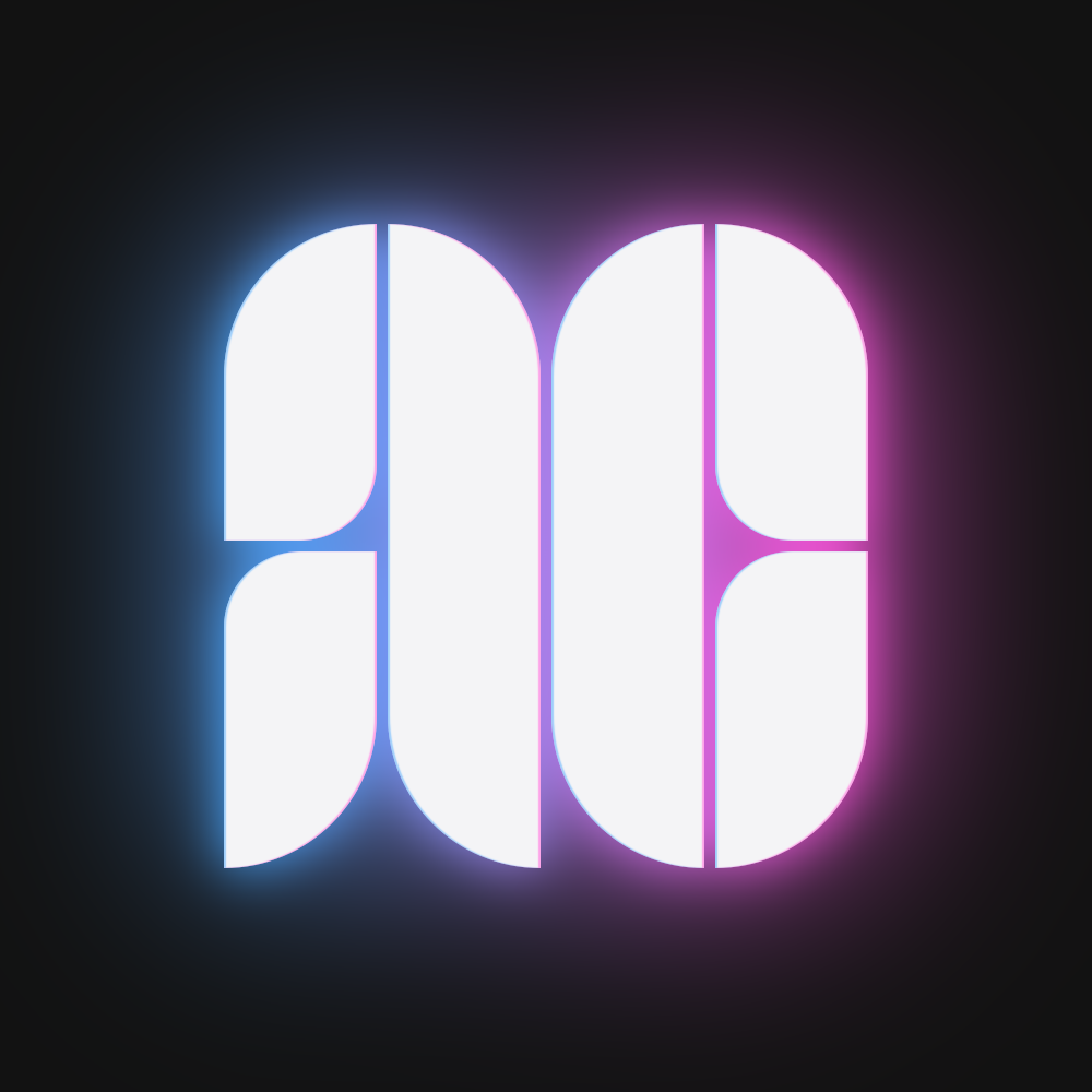 The logo of the streaming service Disney+ in neon lights against a dark background.