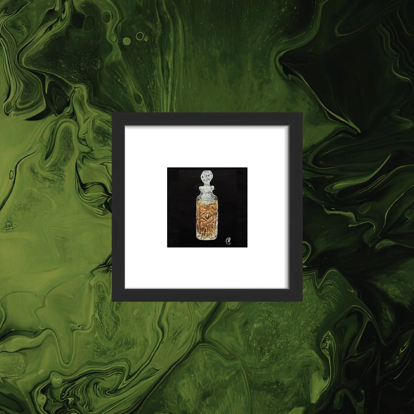 Beyond the brim, discover hand-painted originals and prints. 

⟢ &ldquo;Grandpa&rsquo;s Whiskey&rdquo; oil on cold pressed paper (8x8) has framing options, a perfect addition for a lounge or bar area. 🥃

⟢ The bestselling Micro Duck Series features 