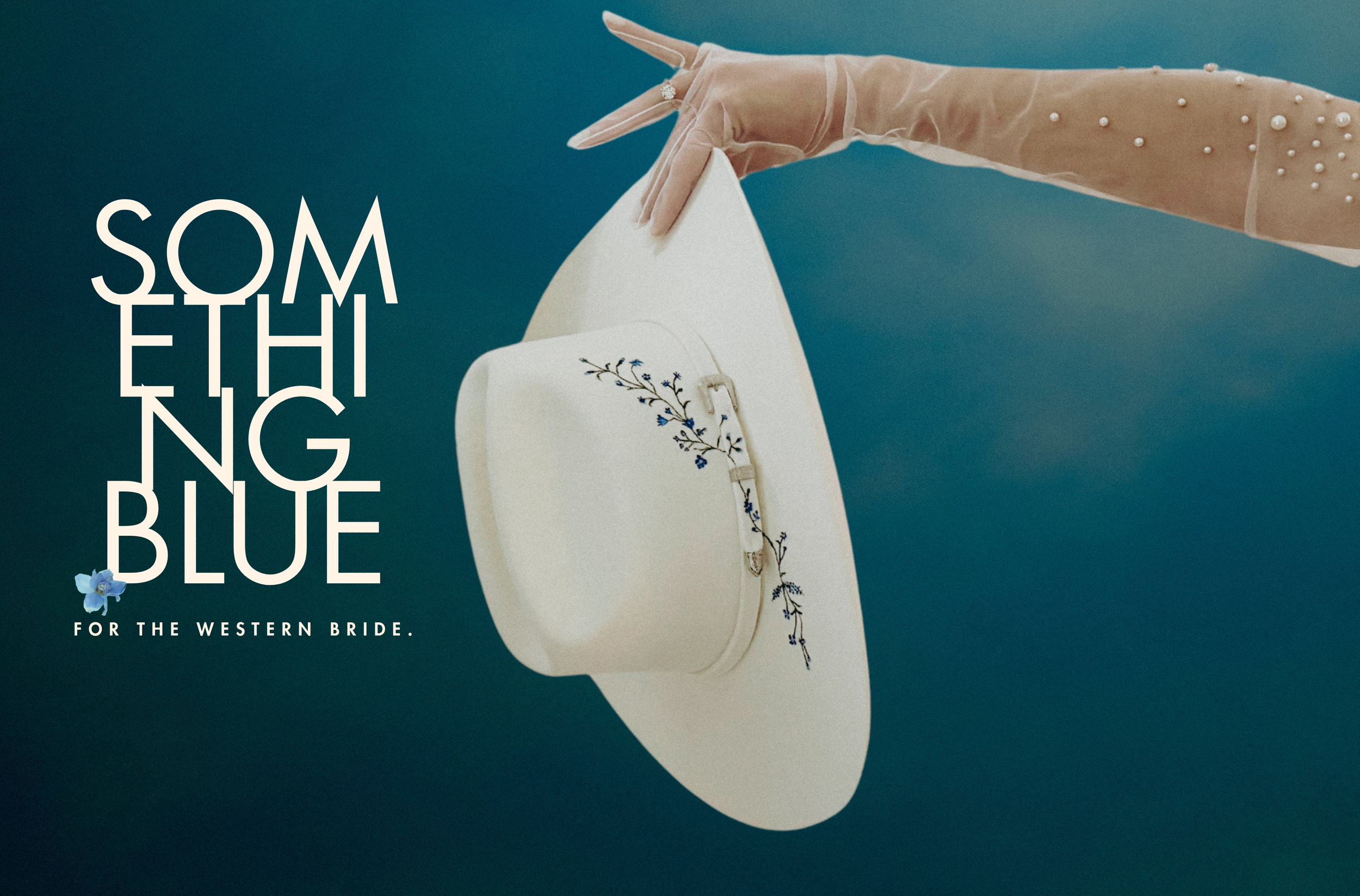 Custom Cowboy Hats for Western Brides and One of a Kind Wearable Art