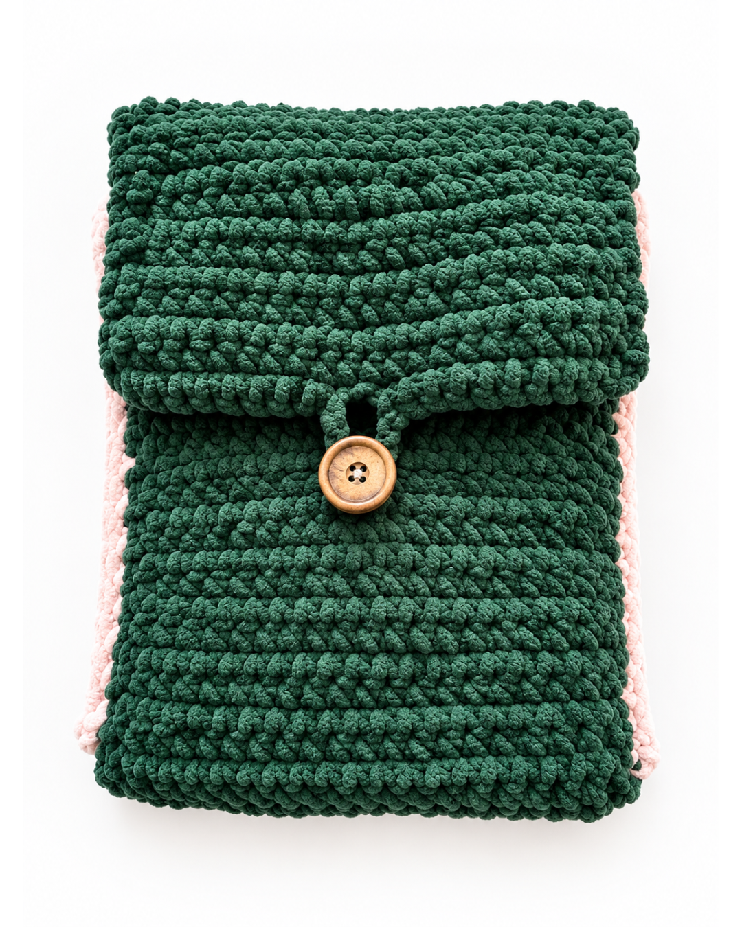 MacBook Neo crochet tech sleeve