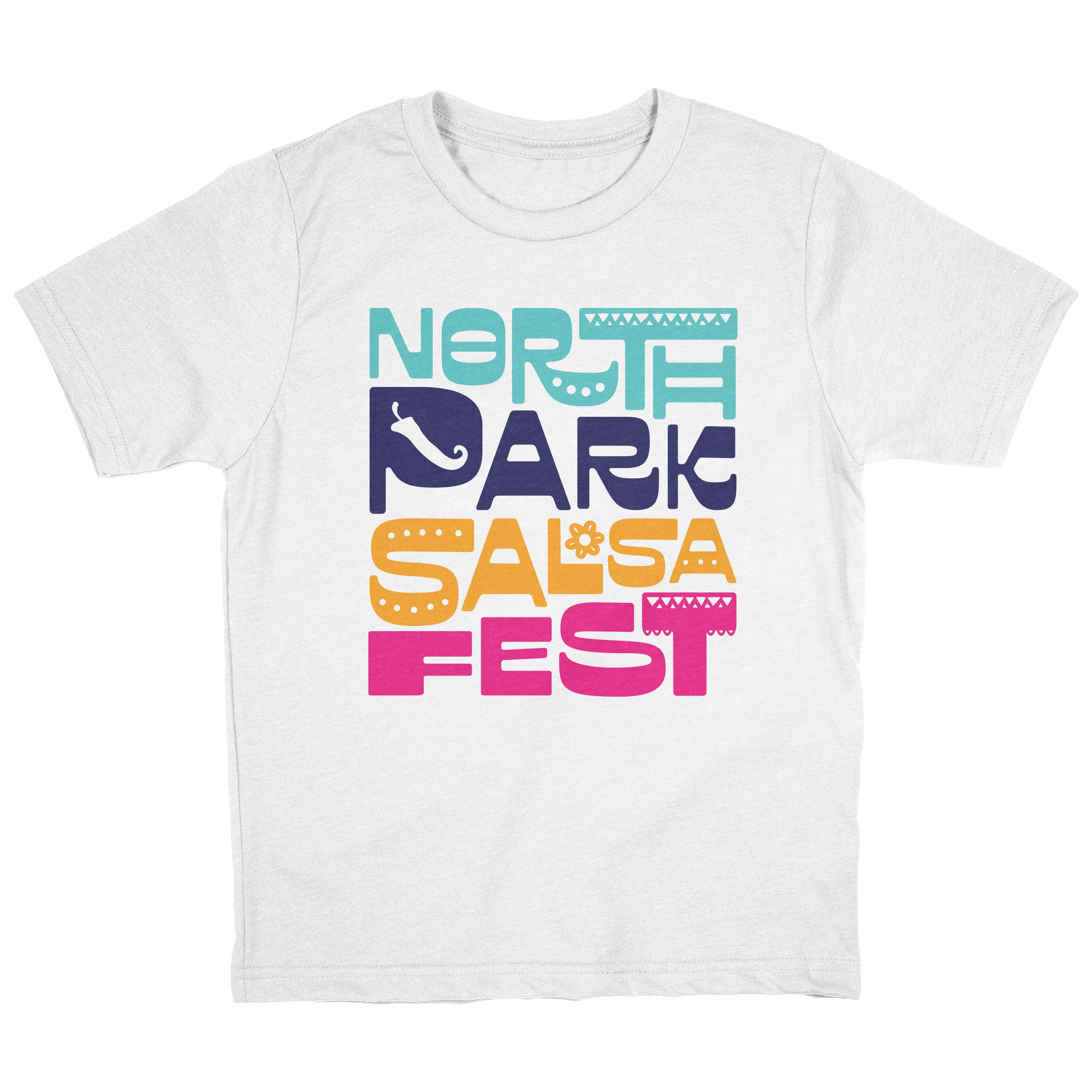 North Park Salsa Fest • White • Youth Tee