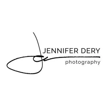 Signature logo with the name Jennifer Dery and the word photography.