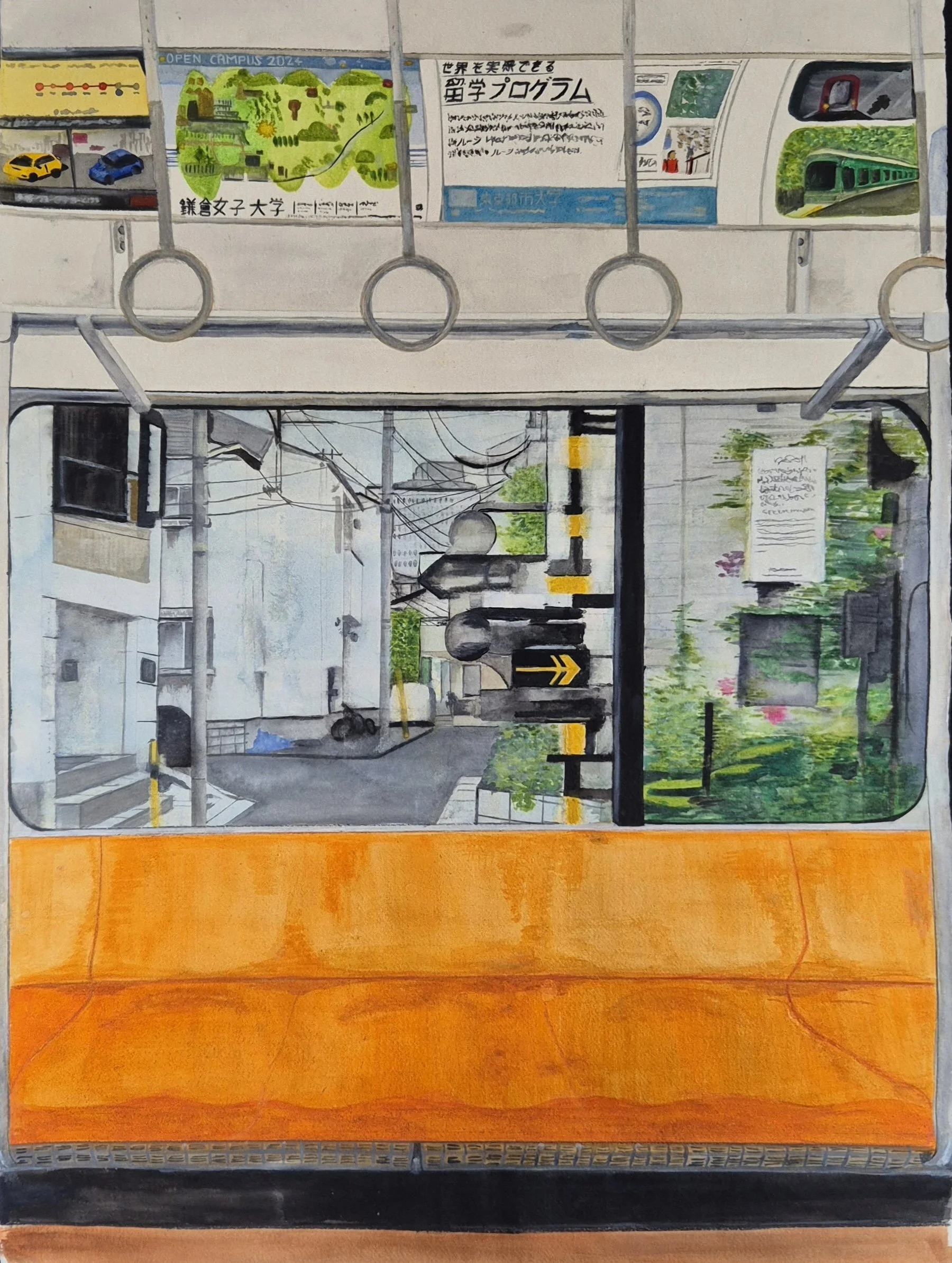Lucy_Pickford_Tokyo_Train_WatercolouronRag_56cmx76cm.jpg