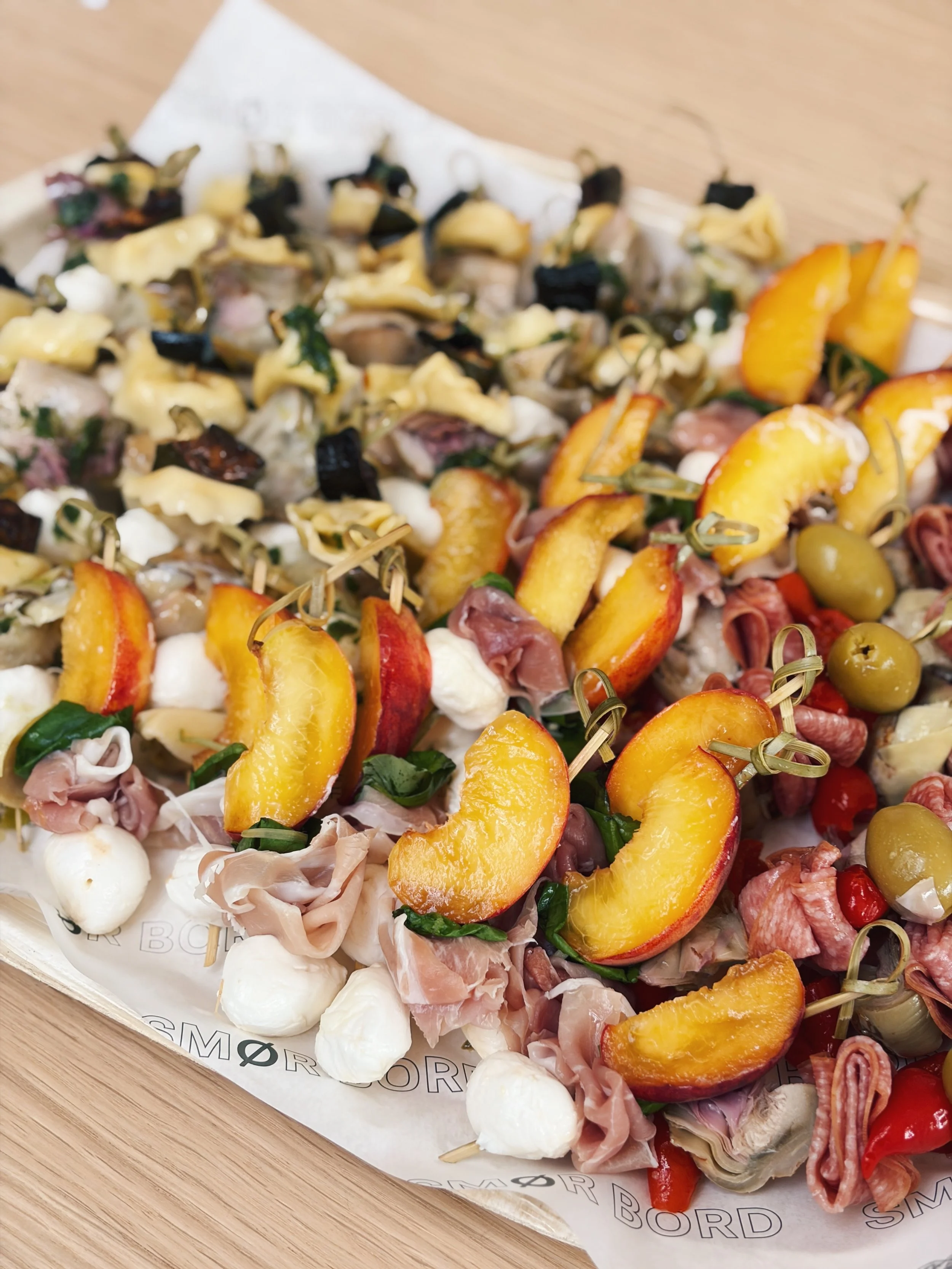 Antipasti skewer platters