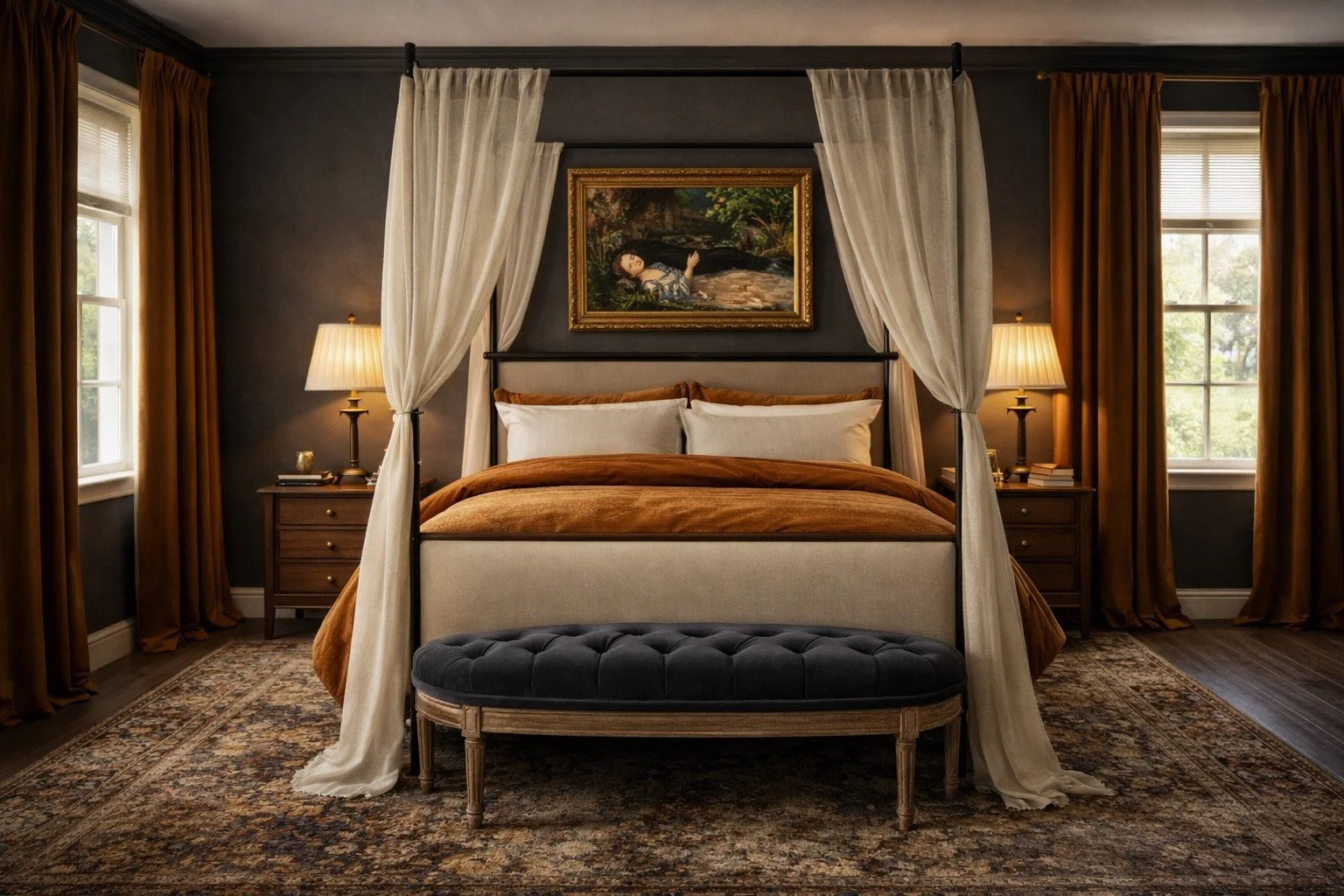 Moody “Nancy Meyers” Inspired Bedroom