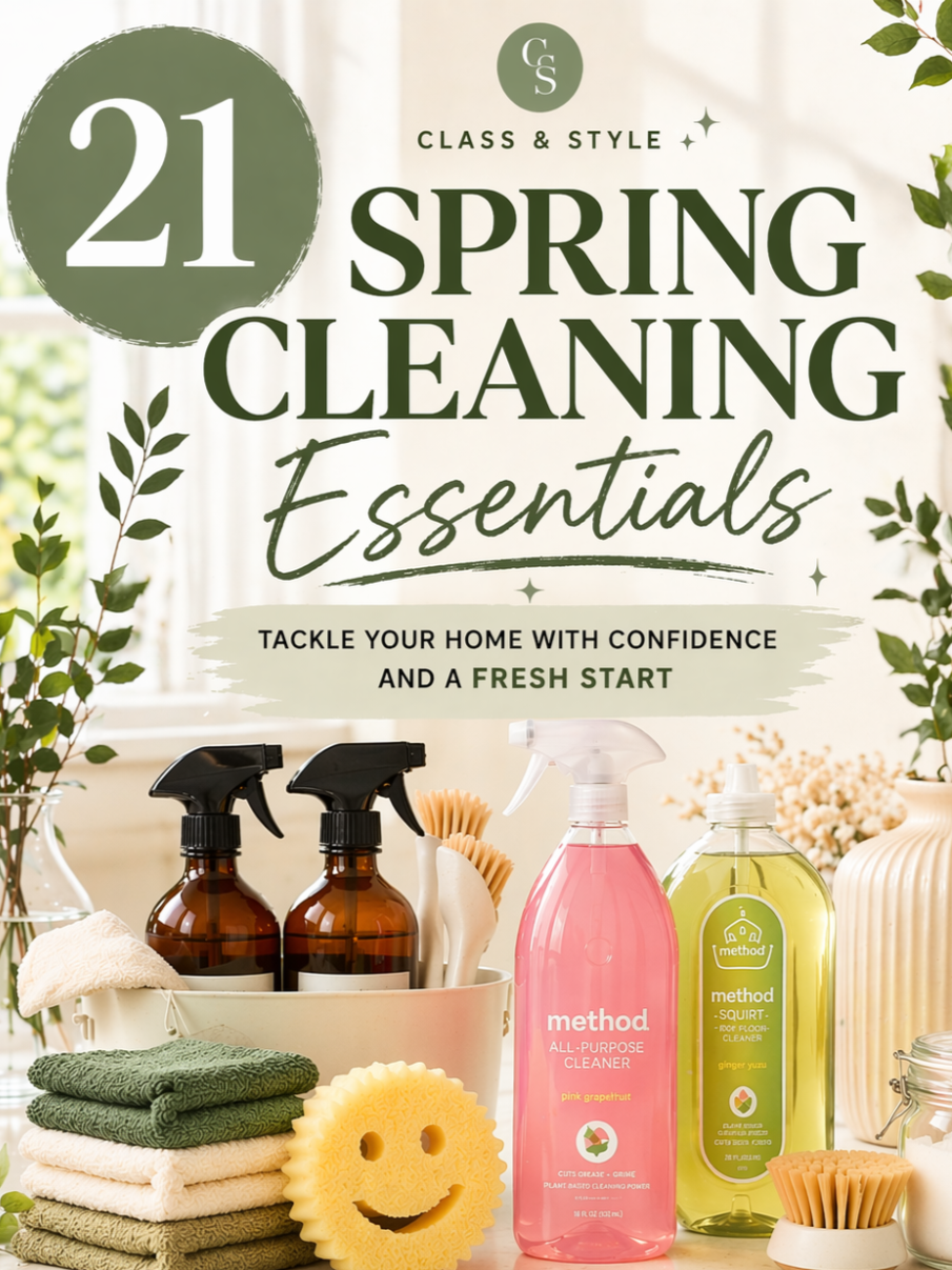 21 Cleaning Essentials for a Clean &amp; Organized Home