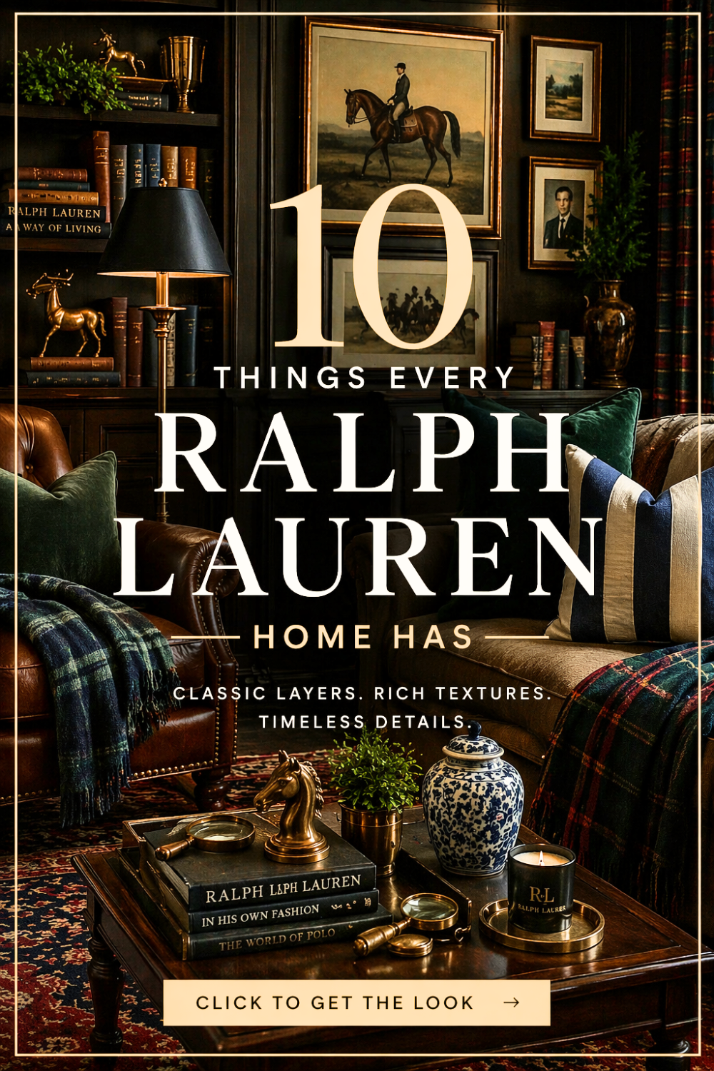 How to Get the Ralph Lauren Home Aesthetic with Timeless Decor