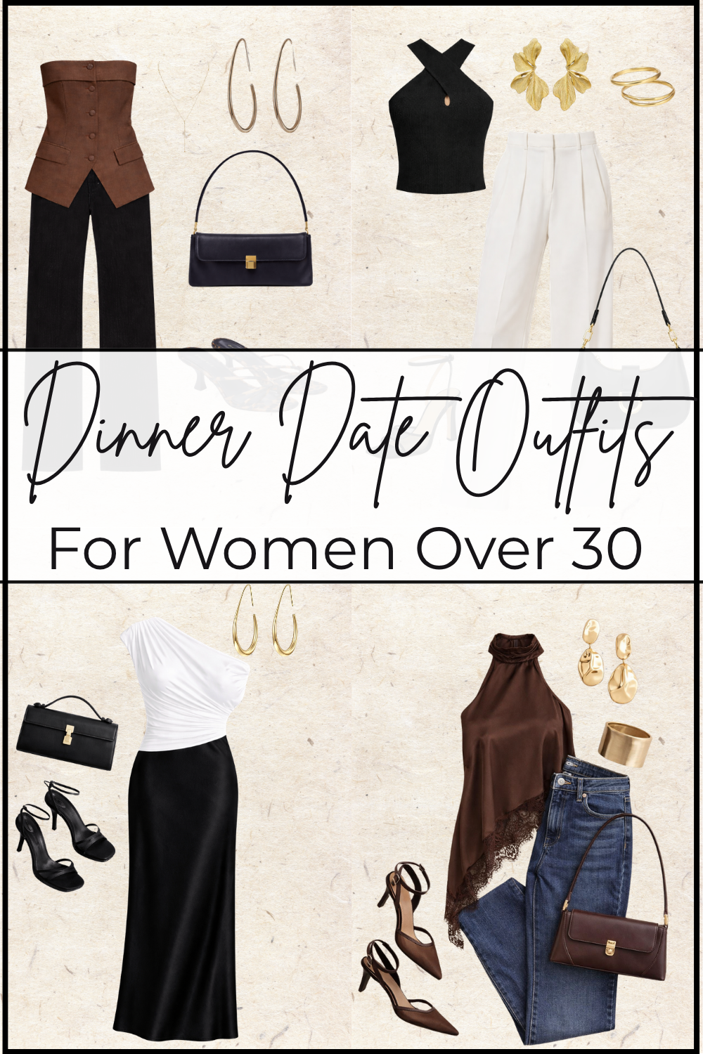 Spring &amp; Summer Date Night Outfits for Women Over 30