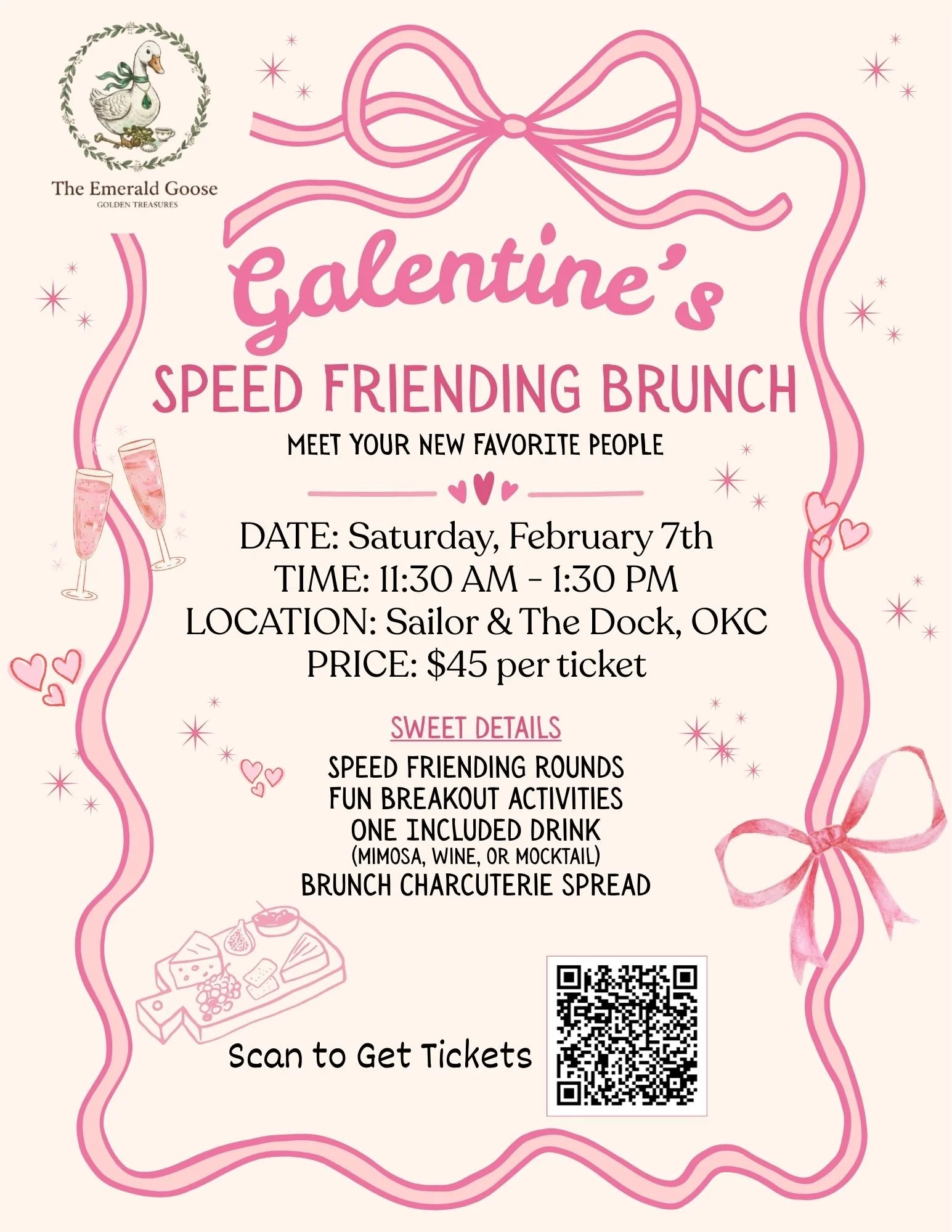 Galentine's Speed Friending Brunch @ Sailor & The Dock