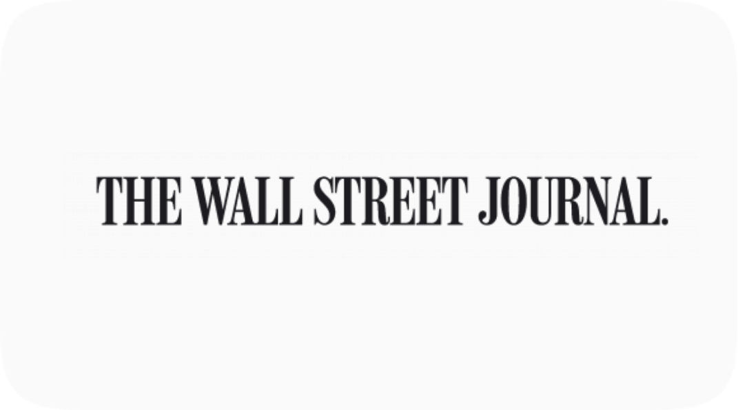 The logo of The Wall Street Journal with black text on a white background.