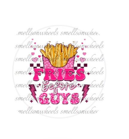 Round Cardstock l Fries Before Guys