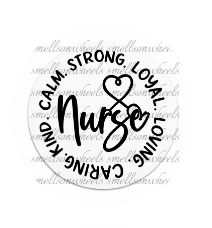 Round Cardstock l Nurse