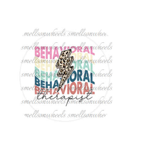 Round Cardstock l Behavioral Therapist