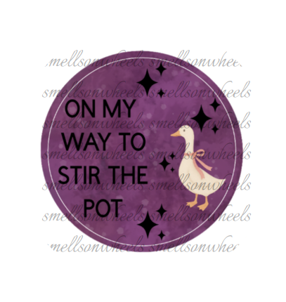 Round Cardstock l On My Way To Stir The Pot