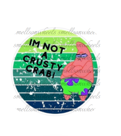 Round Cardstock l I'm Not A Crusty Crab