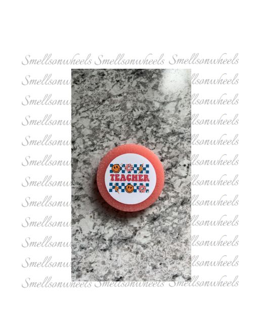 Checkered Lighting Bolt Smiley Teacher