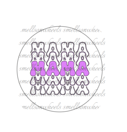 Round Cardstock l Purple Mama X5