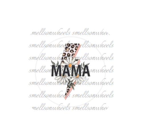 Round Cardstock l Lighting Cheetah Mama