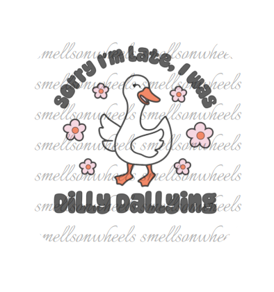 Round Cardstock l Sorry I'm Late