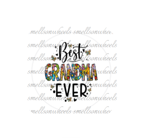 Round Cardstock l Best Grandma Ever