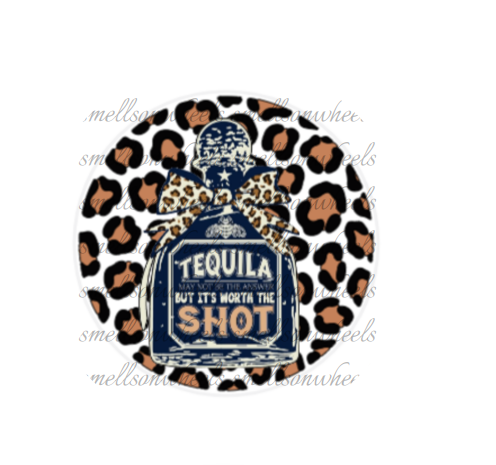 Round Cardstock l Tequila May Not Be The Answer