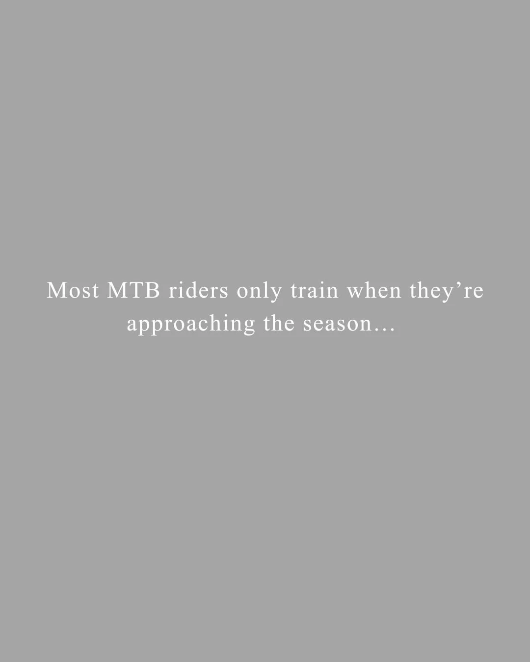 What I realized when I asked for our communities feedback, is that a lot of you didn&rsquo;t realize we have year-round MTB training programs to support you in EVERY season.

Inside the AUND Studio, we have programs for:
✨ Off-season strength
✨ Pre-s