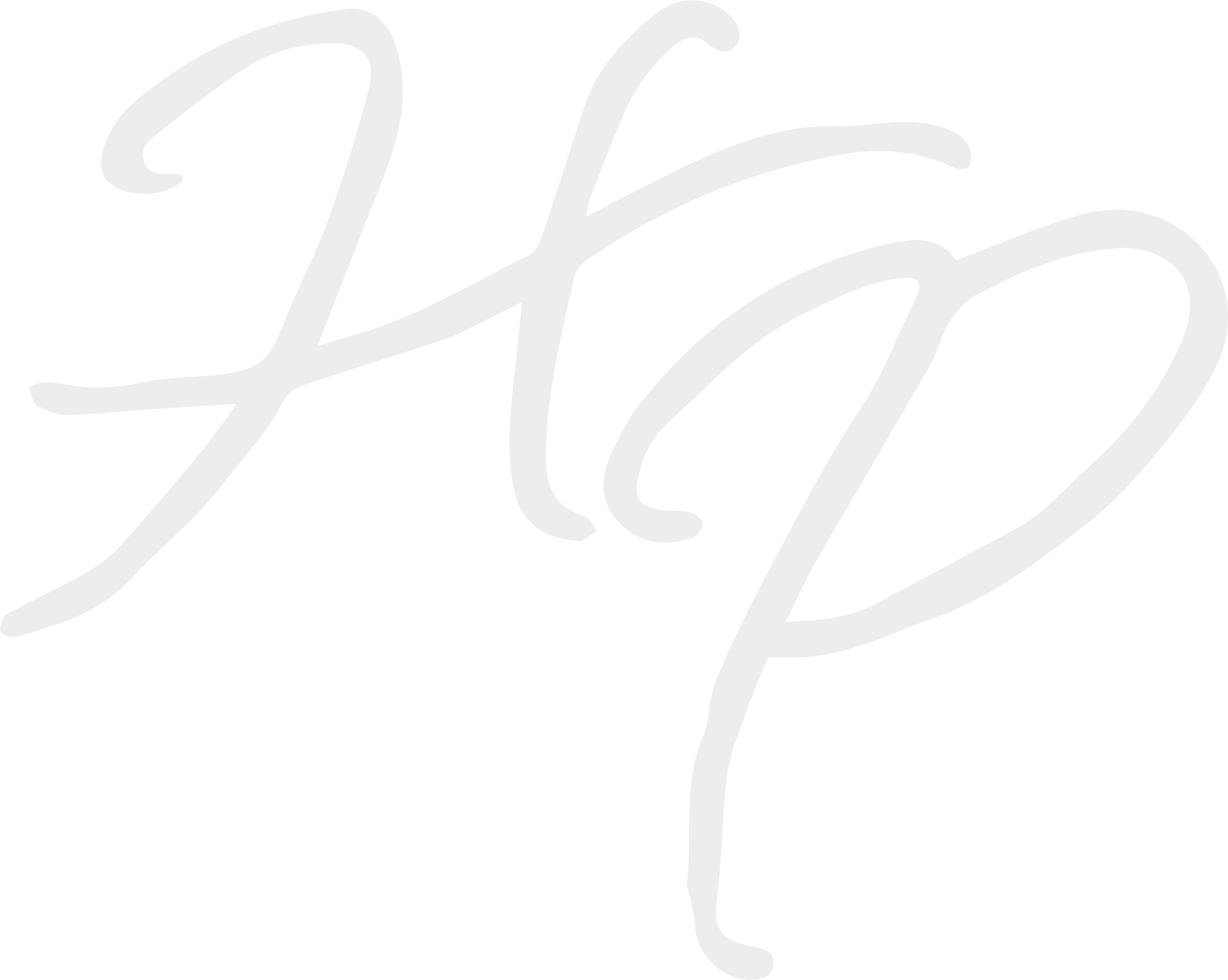 White cursive, hand drawn text on a transparent background spelling out the initials 'HP' for 'Half Past'.