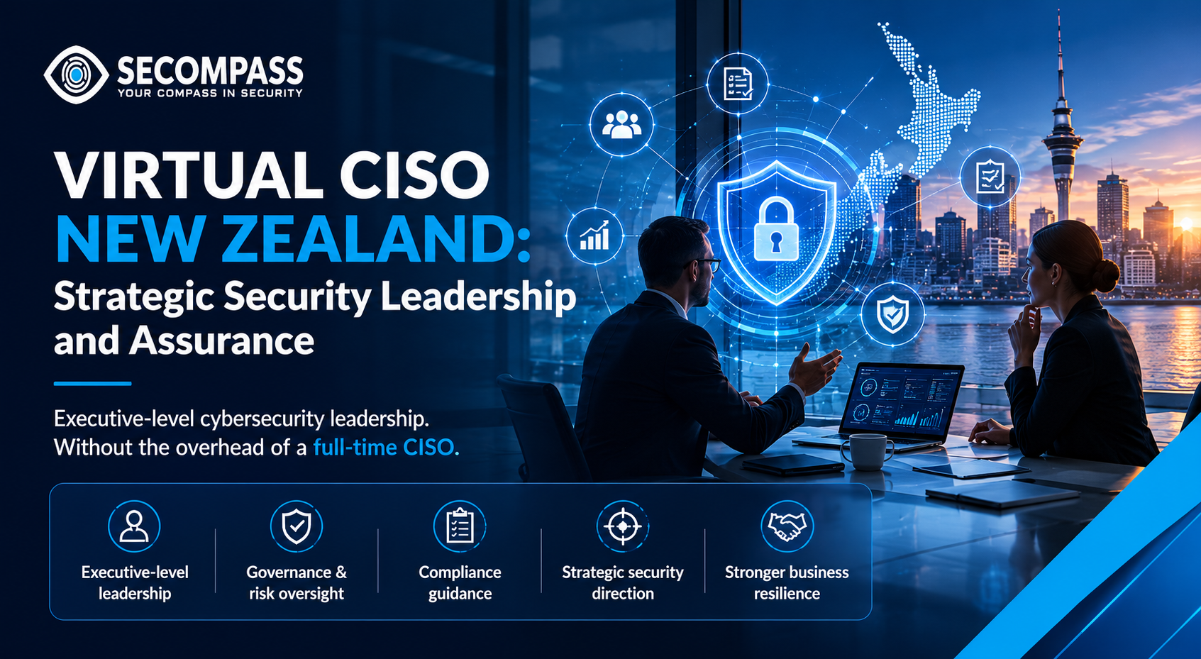 Virtual CISO New Zealand: Strategic Security Leadership and Assurance