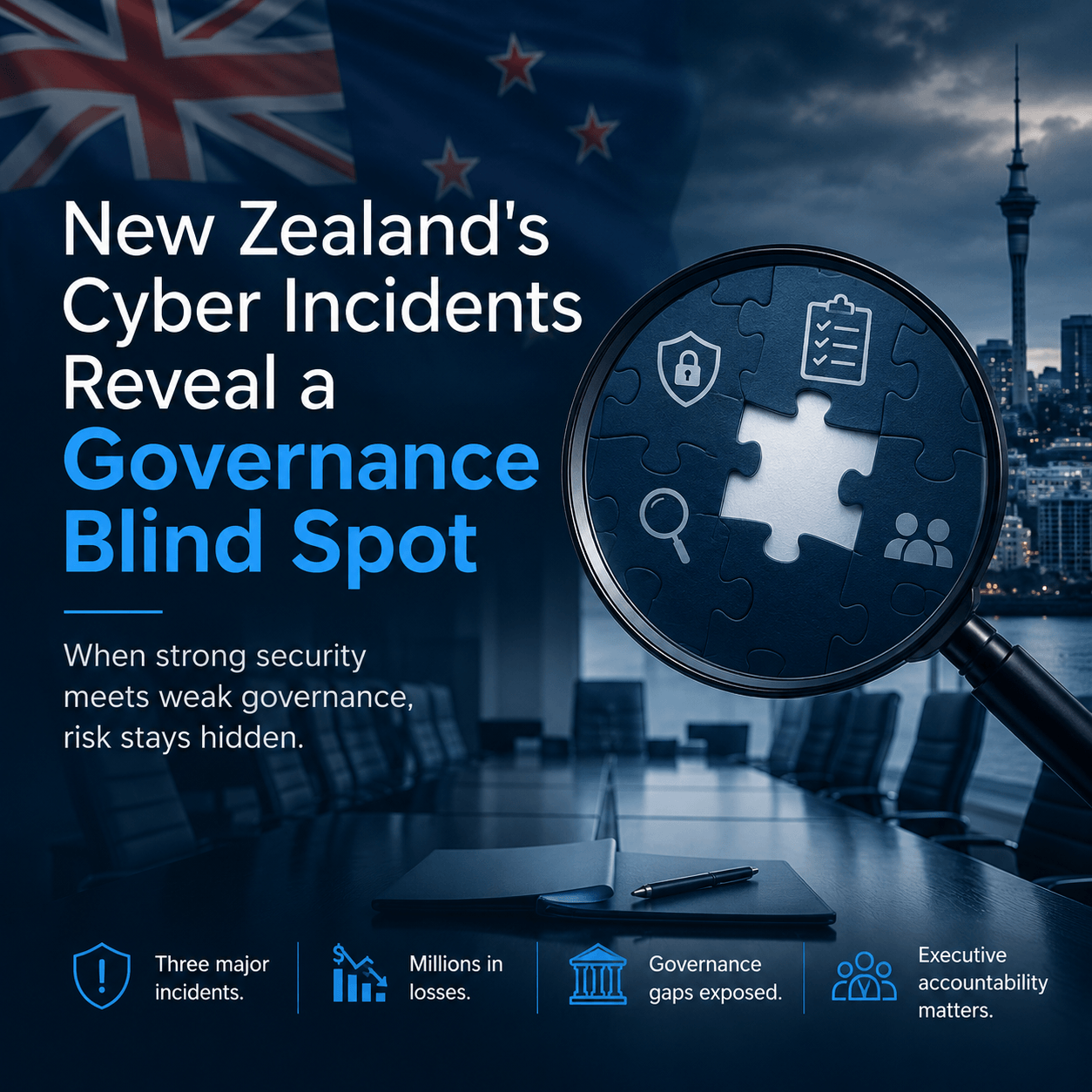 New Zealand's Cyber Incidents Reveal a Governance Blind Spot