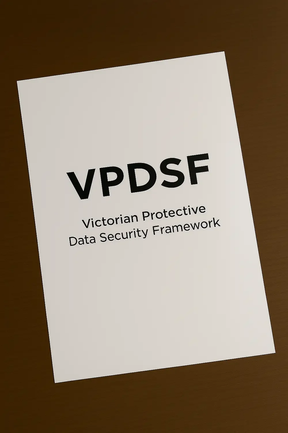Victorian Protective Data Security Framework (VPDSF) compliance document.