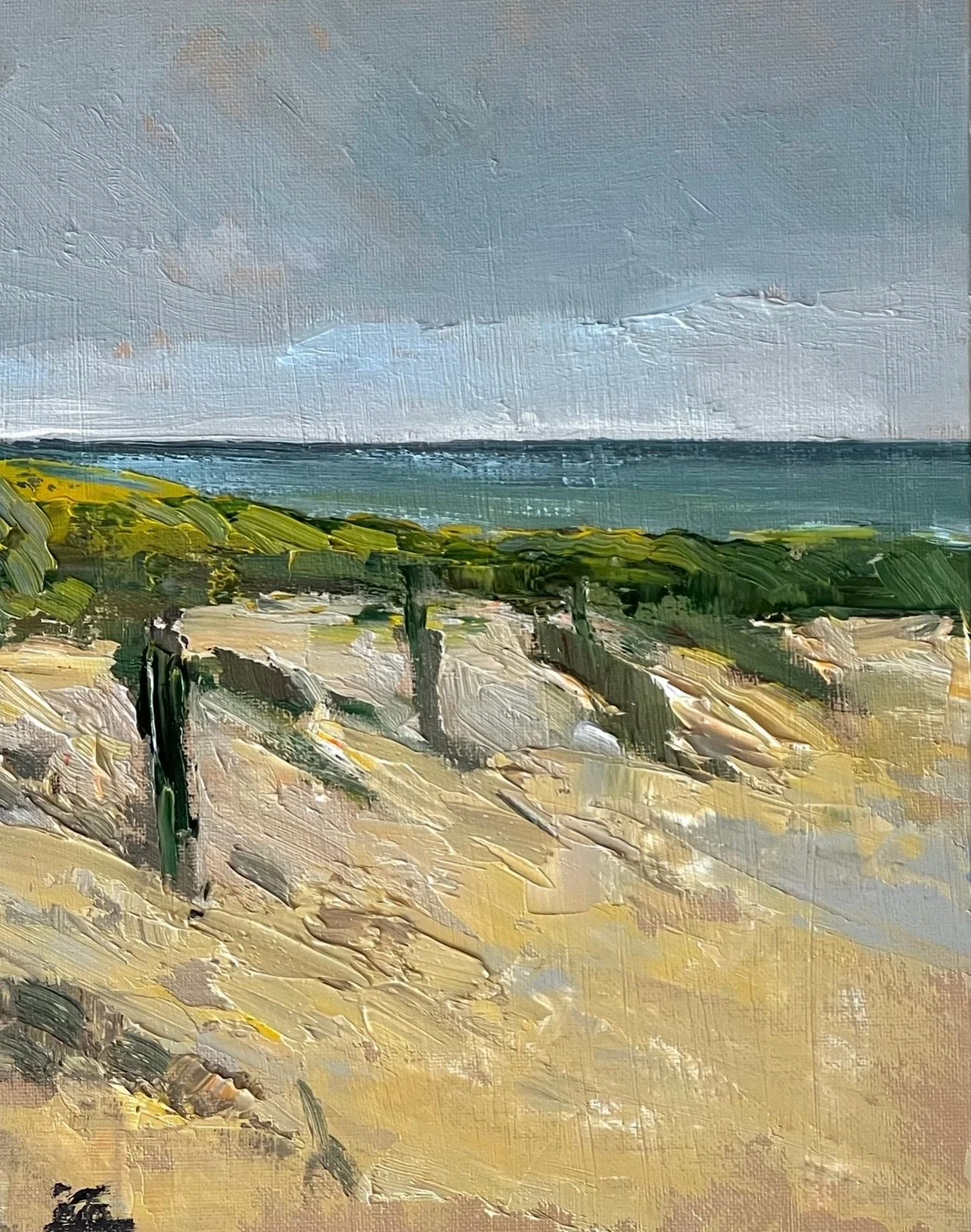 "Yarmouth, MA" Oil on Canvas Board. 12 by 9 in.