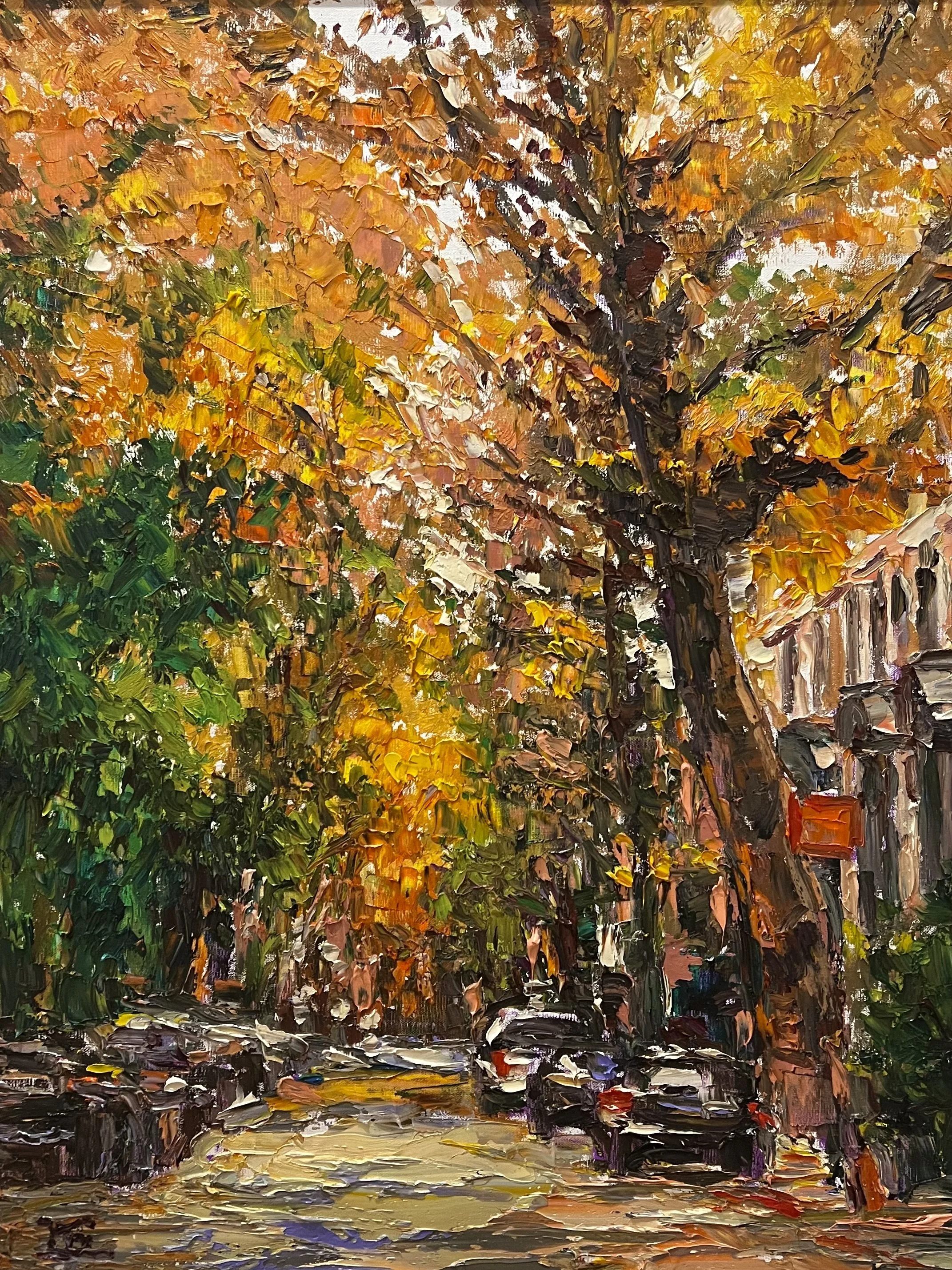 "Brooklyn Heights" Oil on Canvas. 24 by 18 in.