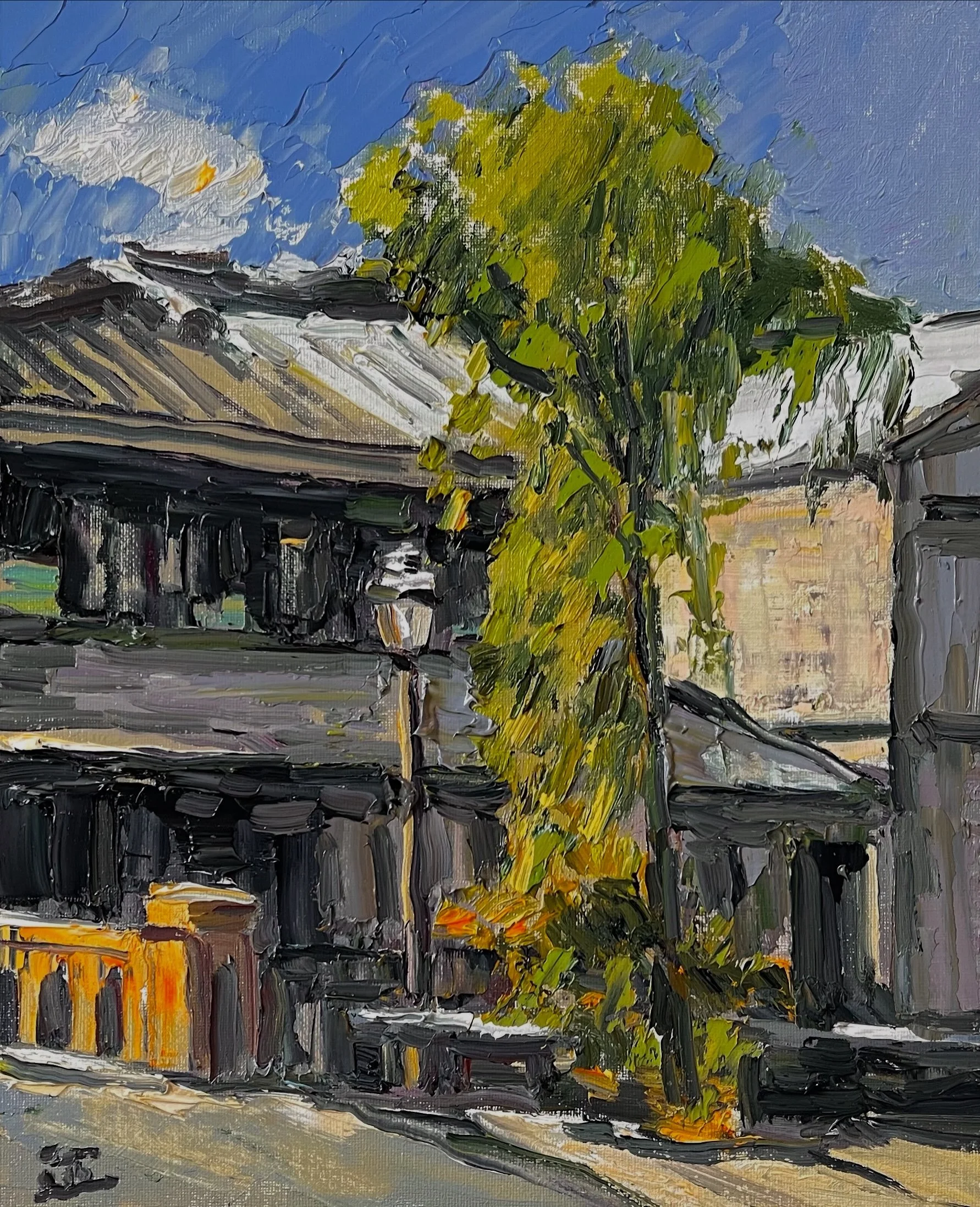 "Perry Road" Oil on Canvas Board. 14 by 11 in.