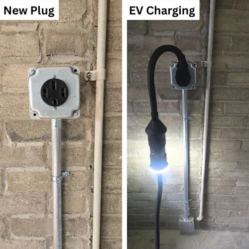 Picture of EV Charger installation in Saginaw, MI