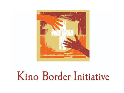Logotipo de Kino Border Initiative, una organización que promueve una inmigración humana y justa mediante la ayuda humanitaria, el acompañamiento, la educación y la defensa de políticas en Estados Unidos y México