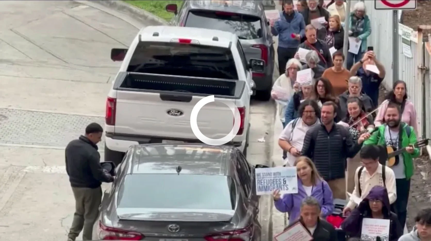 Protesters march in Miami to show support for immigrants