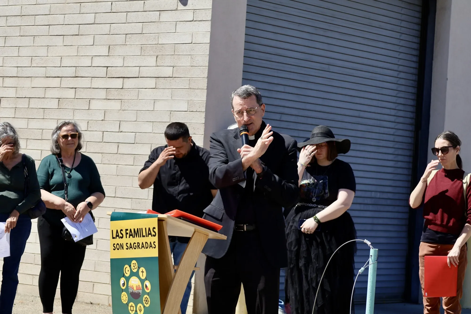 Good Friday procession around Fresno ICE office calls for compassion for immigrants