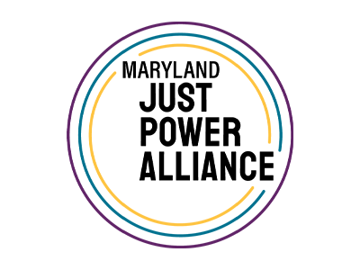Logotipo de la Maryland Just Power Alliance, una coalición de organizadores comunitarios no partidistas que trabajan en congregaciones, escuelas y barrios para fortalecer el poder de las comunidades justas