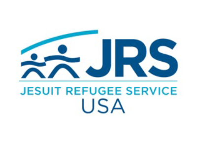 Logotipo del Servicio Jesuita a Refugiados, dedicado a la prestación de servicios y la defensa de los refugiados, que ayuda a los inmigrantes y refugiados a recuperarse, aprender y decidir su propio futuro