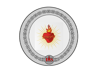 Logotipo de las Siervas del Sagrado Corazón de Jesús, una orden religiosa católica romana dedicada a la doctrina social de la Iglesia y al carisma